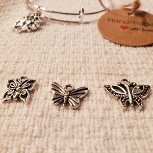 🆕️🦋Butterfly Charm Bracelet-Pick 1 Charm! CUSTOM